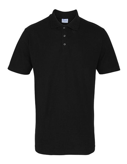 Workwear Stud Polo - Schwarz (ca. Pantone Schwarz C)