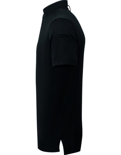 Essential ´Coolchecker®´ Chefs Shirt - Short Sleeve - Schwarz