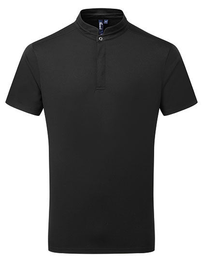 Essential ´Coolchecker®´ Chefs Shirt - Short Sleeve - Schwarz
