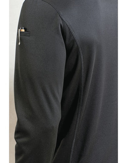 Essential ´Coolchecker®´ Chefs Shirt - Long Sleeve - Schwarz