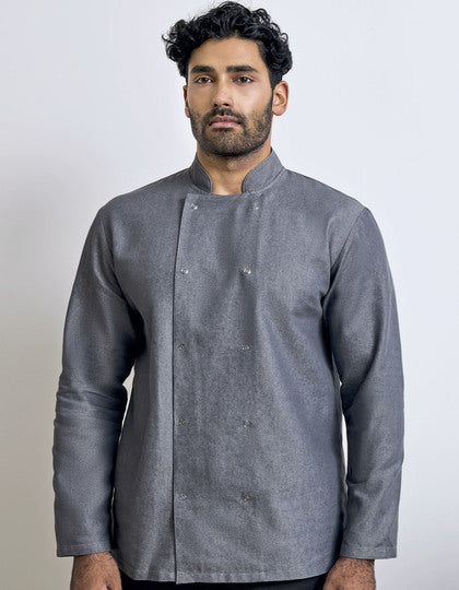 Denim Chef´s Jacket - Schwarzer Denim (ca. Pantone 433C)