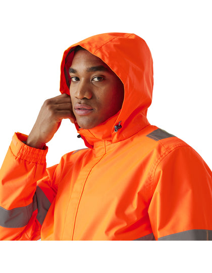 Pro Contract Hi-Vis Dover Jacket - Orange
