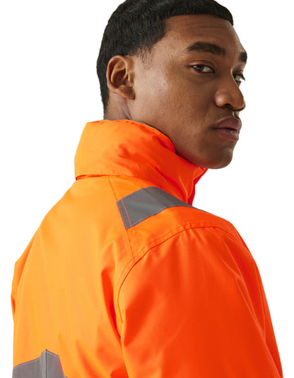 Pro Contract Hi-Vis Dover Jacket - Orange