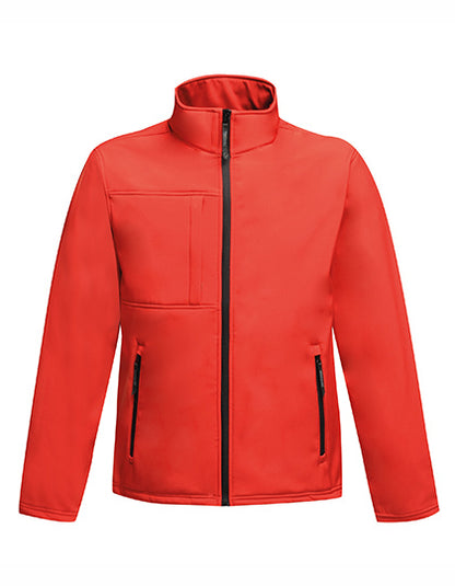 Men´s Softshell Jacket - Octagon II - klassisches Rot - Schwarz