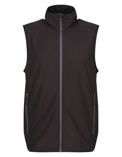 Navigate Fleece Bodywarmer - Siegelgrau - Schwarz