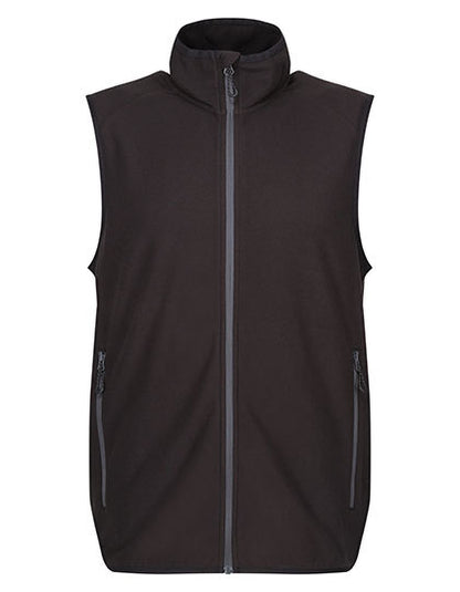 Navigate Fleece Bodywarmer - Siegelgrau - Schwarz