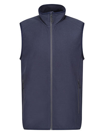 Navigate Fleece Bodywarmer - Marine - Siegelgrau