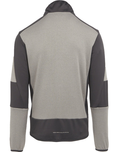 E-volve Unisex Knit Effect Stretch Midlayer Jacket - Mineralgrau - Ash Heather