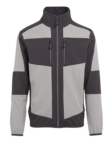 E-volve Unisex 2-Layer Softshell Jacket - Mineralgrau - Ash Heather