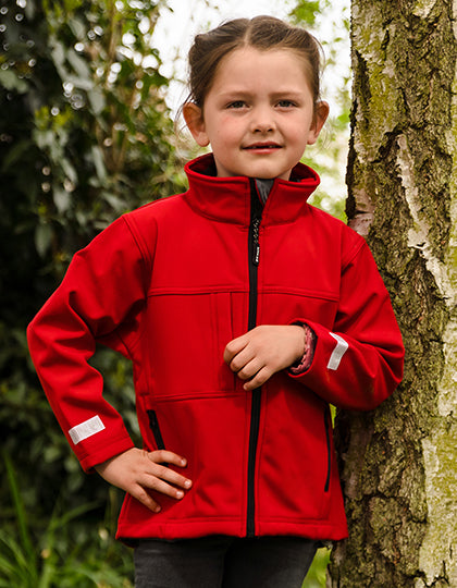 Junior Classic Soft Shell Jacket - Schwarz