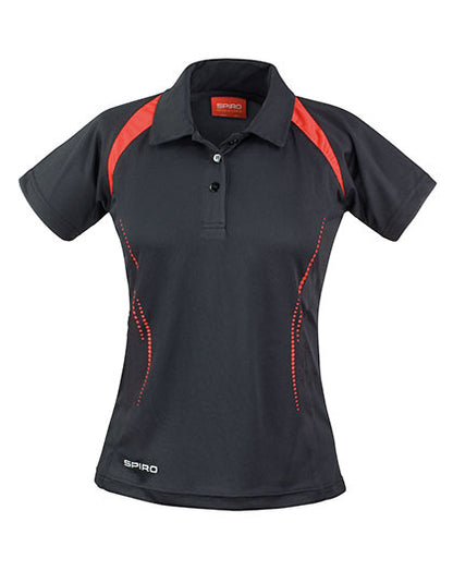 Women´s Team Spirit Polo - Schwaraz -   Rot