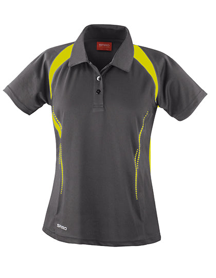 Women´s Team Spirit Polo -Grau  - Kalk