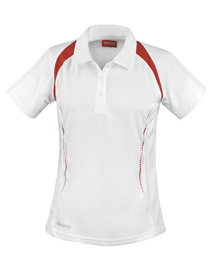 Men´s Team Spirit Polo - Weiss- Rot