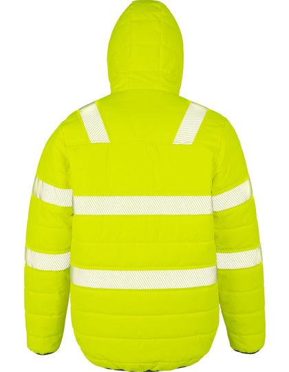 Recycled Ripstop Padded Safety Jacket - Fluoreszierendes Gelb