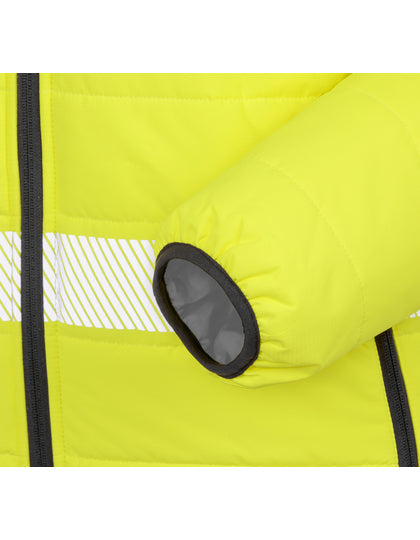Recycled Ripstop Padded Safety Jacket - Fluoreszierendes Gelb