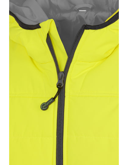 Recycled Ripstop Padded Safety Jacket - Fluoreszierendes Gelb