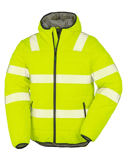 Recycled Ripstop Padded Safety Jacket - Fluoreszierendes Gelb
