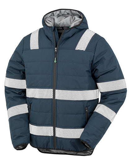 Recycled Ripstop Padded Safety Jacket - Marine