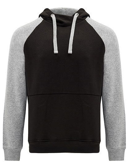 Badet Hooded Sweatshirt - Schwarz 02 - Heather Grey 58