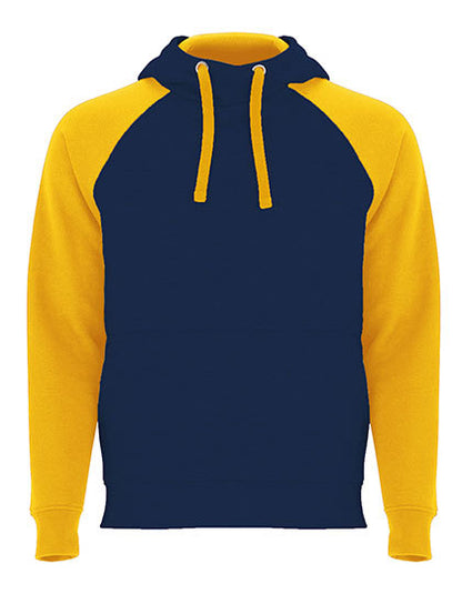 Badet Hooded Sweatshirt - Kobaltblau 201 - Goldgelb 96