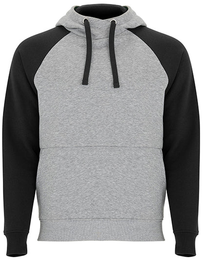 Badet Hooded Sweatshirt - Heather Grey 58 - Schwarz 02