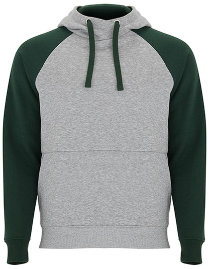Badet Hooded Sweatshirt - Flaschengrün 56 - Heather Grey 58