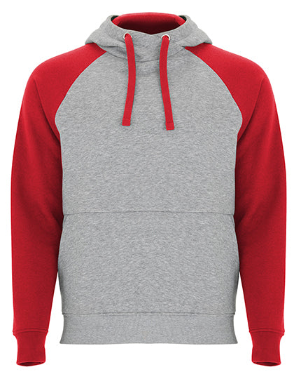 Badet Hooded Sweatshirt - Rot 60 - Heather Grey 58