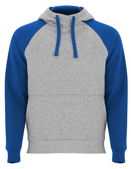Badet Hooded Sweatshirt - Königsblau 05 - Heather Grey 58