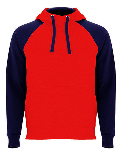 Badet Hooded Sweatshirt - Rot 60 - Marineblau 55