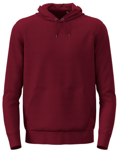 Unisex Tiger Cotton Hoodie - Bordeauxrey