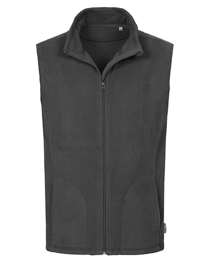 Classic Fleece Vest - Grauer Stahl (massiv)