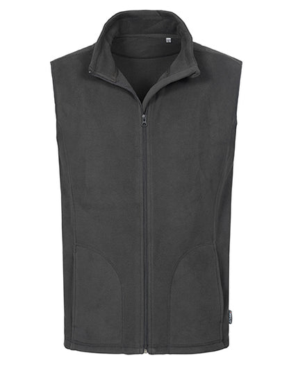 Classic Fleece Vest - Grauer Stahl (massiv)