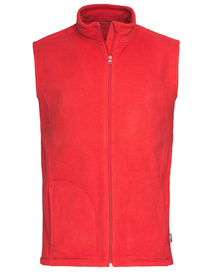 Classic Fleece Vest - Scharlachrot