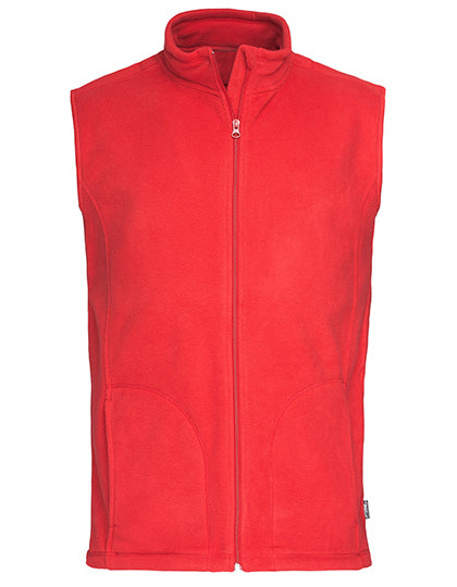 Classic Fleece Vest - Scharlachrot