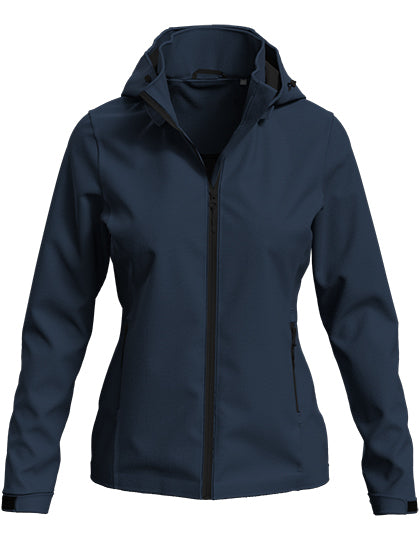 Lux Softshell Jacket Women - Blaue Mitternacht