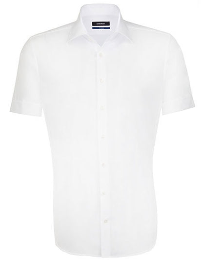 Men´s Shirt Shaped Fit Short Sleeve-Weiß