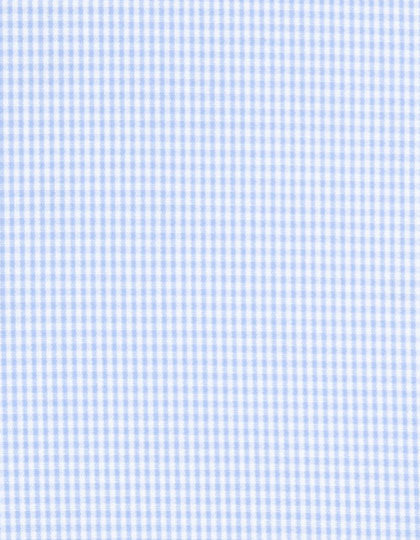 Women´s Blouse Slim Fit Check/Stripes Long Sleeve-Neues Karomuster Hellblau-Weiß