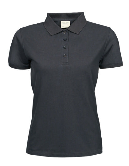 Women´s Heavy Polo - Dunkelgrau (einfarbig)