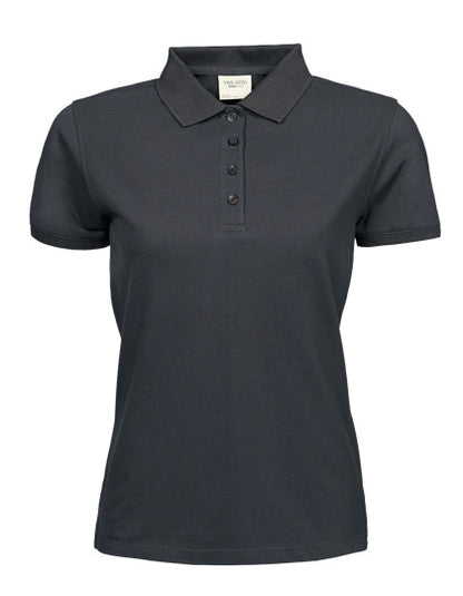 Women´s Heavy Polo - Dunkelgrau (einfarbig)