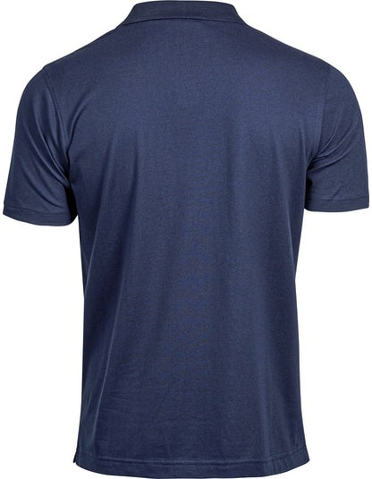 Luxury Stretch V-Neck Polo - Marine