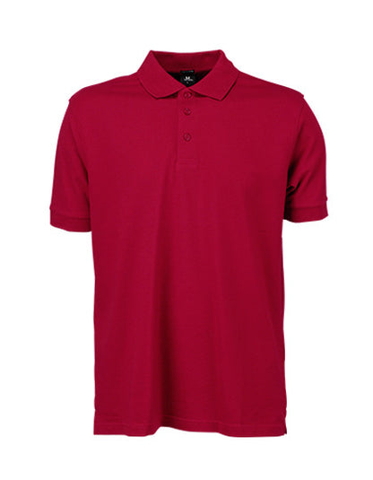 Men´s Luxury Stretch Polo - Tiefrot