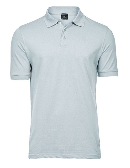 Men´s Luxury Stretch Polo -  Eisblau