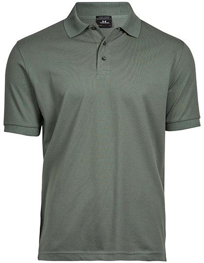 Men´s Luxury Stretch Polo -  Blattgrün