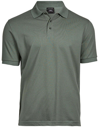 Men´s Luxury Stretch Polo -  Blattgrün
