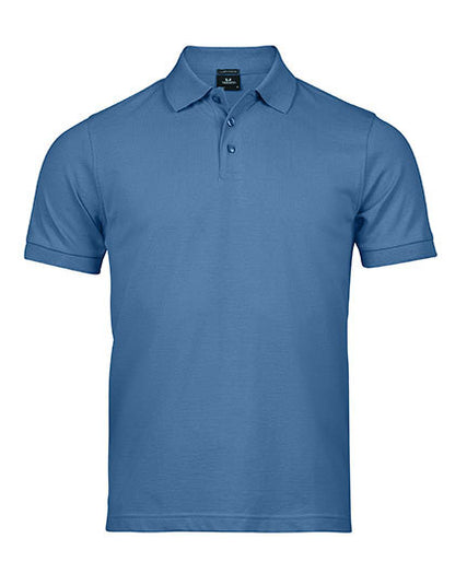 Men´s Luxury Stretch Polo - Ozeanblau