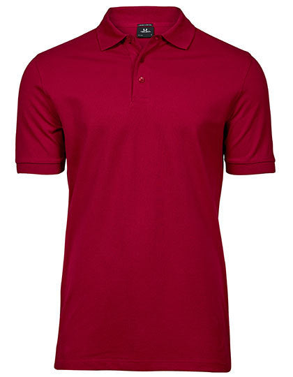 Men´s Luxury Stretch Polo -  Rot