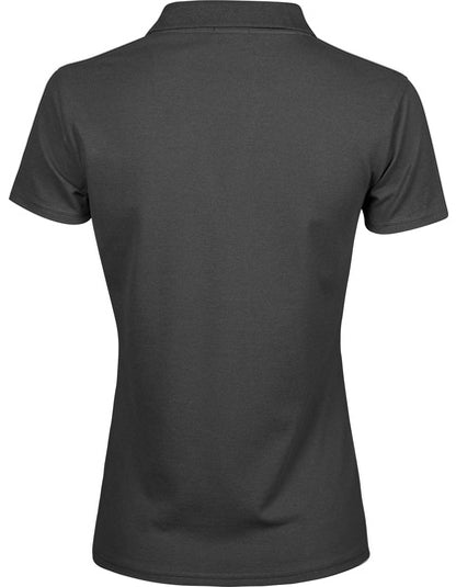 Women´s Luxury Stretch V-Neck Polo - Schwarz