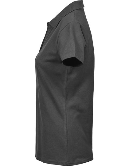Women´s Luxury Stretch V-Neck Polo - Schwarz