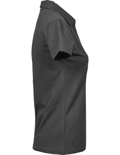 Women´s Luxury Stretch V-Neck Polo - Schwarz
