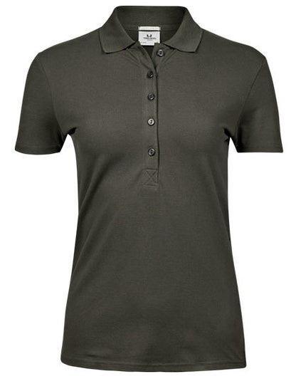Women´s Luxury Stretch Polo - Tiefgrün